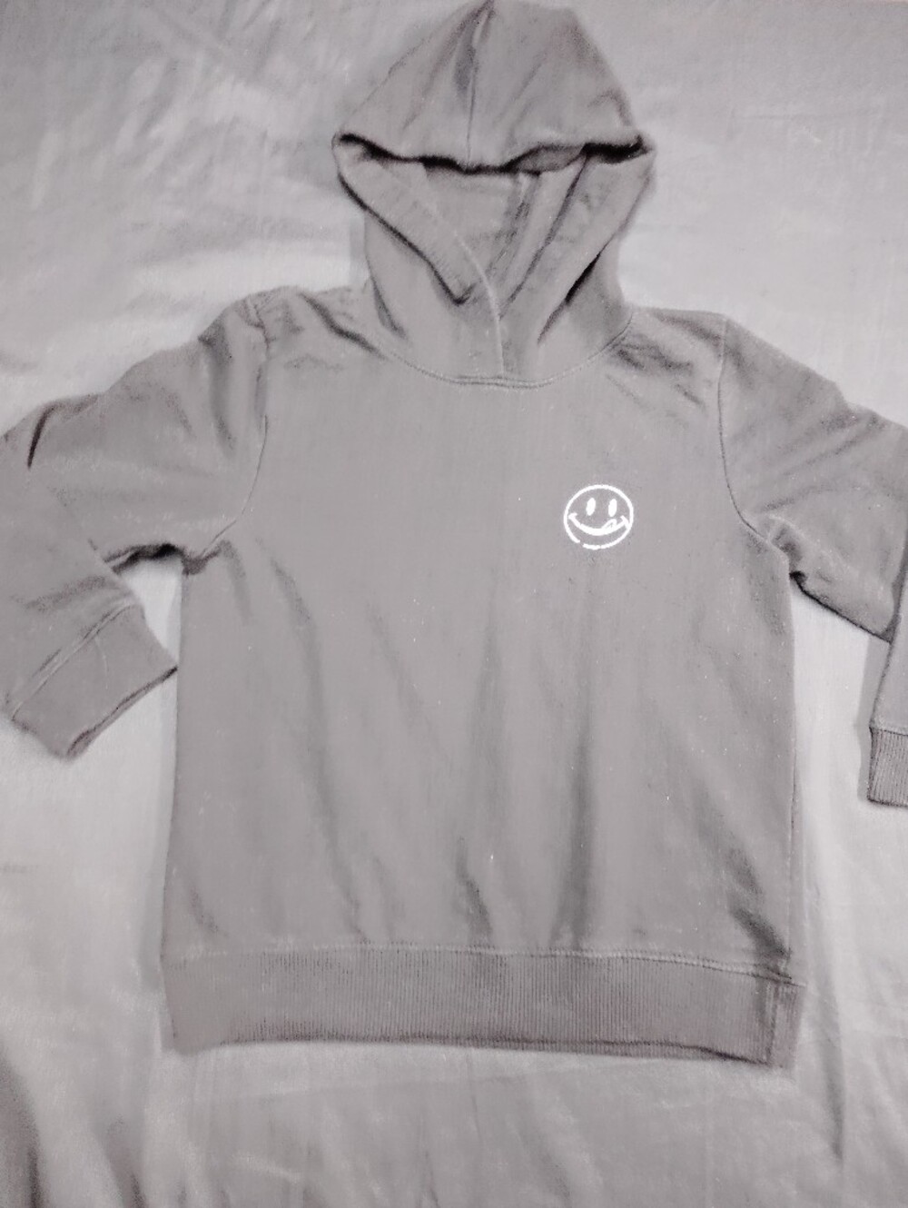 Joe Boxer Black Lounge Hoodie with Smiley Tag